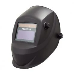 MICHIGAN True View Variable Shade Auto Darkening Black Welding Helmet - Black MICADH380