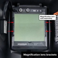 MICHIGAN Pro XL View Variable Shade Auto Darkening Welding Helmet - Black MIC1000VS3 -UNIMIG Shop unnamed file 563