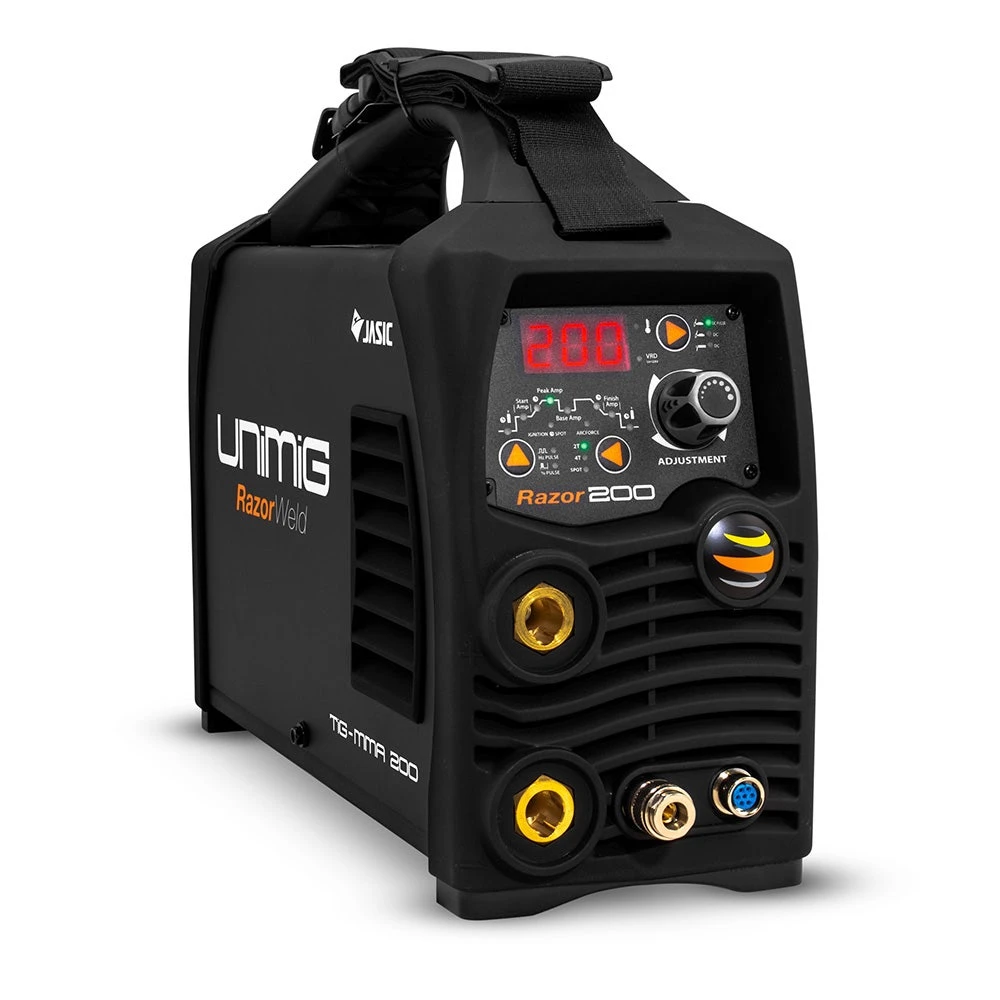 UNIMIG Razorweld 200A Arc/Tig DC Inverter Welder W. Leads Torch Bag KUMJRRW200DC 3 UNIMIG Razorweld 200A Arc/Tig DC Inverter Welder W. Leads Torch Bag KUMJRRW200DC - Image 3