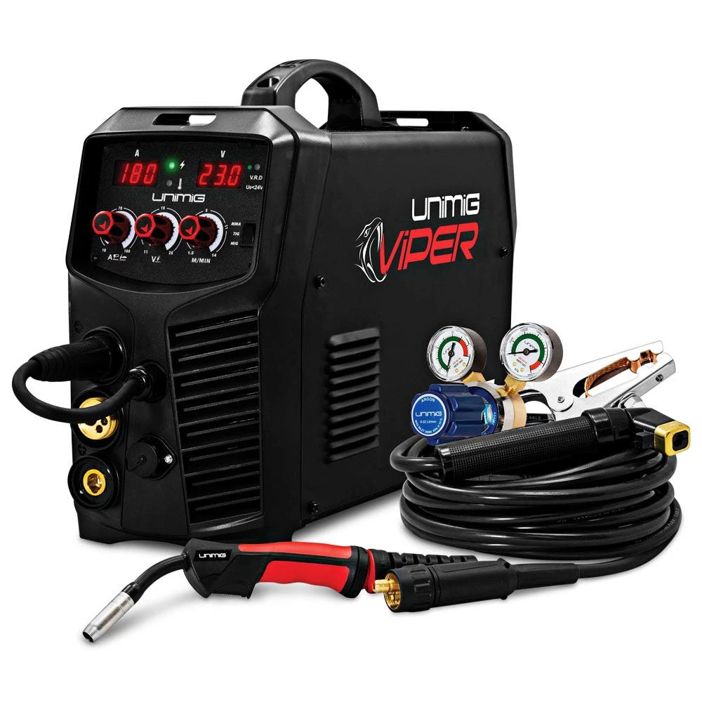 UNIMIG Viper 185A Multi-Process Welder KUMJRVM185 1 UNIMIG Viper 185A Multi-Process Welder KUMJRVM185