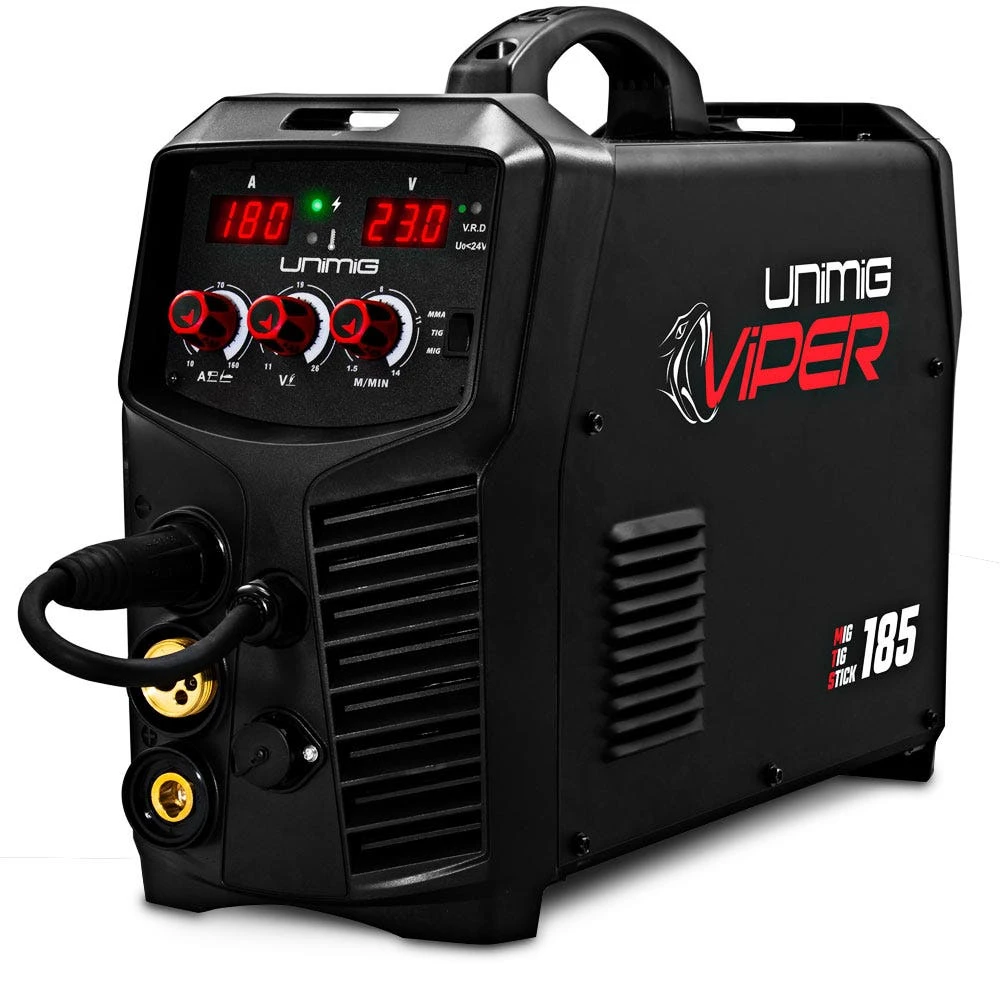 UNIMIG Viper 185A Multi-Process Welder KUMJRVM185 2 UNIMIG Viper 185A Multi-Process Welder KUMJRVM185 - Image 2